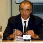 Victorino Alonso  durante la reciente junta de accionistas de MSP en la Bolsa de Madrid