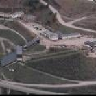 Vista aérea de las instalaciones de la Fundación Santa Bárbara en La Ribera de Folgoso
