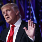 Donald Trump, durante un acto en Nueva York.