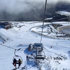 La estación de esquí de Leitariegos, vista desde un remonte. DL