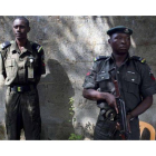 Agentes de seguridad, en un acto en Borno para combatir al grupo terrorista Boko Haram, el pasado 17 de mayo.