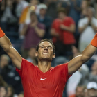 Rafael Nadal superó la segunda ronda del Abierto de Tenis de Estados Unidos. /