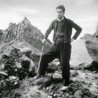 Juan Rulfo, en una de sus muchas caminatas
