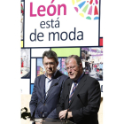 El alcalde de León, Antonio Silván, y el presidente de la Diputación, Juan Martínez Majo, presentan la campaña de promoción de la provincia y la capital en el Metro de Madrid La campaña tiene un coste de 8.900 euros