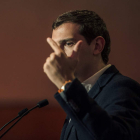 Rivera intervino ayer en un acto de C’s en Málaga. JORGE ZAPATA