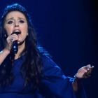 La ucraniana Jamala, ganadora del Festival de Eurovisión 2016, durante su actuación en el certamen.