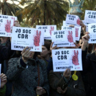 Manifestación de apoyo a los CDR.