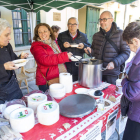 Acto celebrado ayer en la plaza Puerta Obispo. F. OTERO PERANDONES