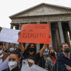 Protestas durante la segunda ola de Covid en Italia, esta tarde