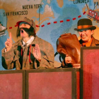 Imagen del grupo Mutis interpretando en «La vuelta al mundo en 80 días» tomada de su web.