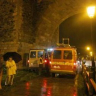 Los bomberos también colaboraron en las labores asistenciales