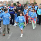 Más de 350 leoneses participaron ayer en la marcha organizada por Unicef