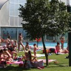 Las piscinas de verano de Trobajo del Camino se reabrieron este mes tras obras de reforma.