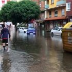 Estado del barrio durante los pasados días de lluvias. DL