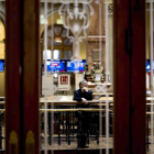 Vista de la Bolsa de Madrid al cierre de la semana.