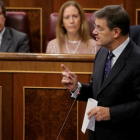 El ministro de Justicia Rafael Catalá en el Congreso de los Diputados.