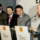 Anxo Quintana, Josu Jon Imaz, Artur Mas, y Duran i Lleida, ayer