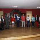 Las autoridades portuguesas fueron recibidas en el salón de plenos por el alcalde. CAMPOS