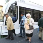 Los ciudadanos pudieron observar un tranvía en San Marcelo en abril
