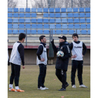 Javier Cabello prepara con intensidad el partido de mañana.