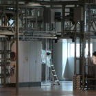 Interior de las instalaciones de fabricación de Cel Celis, paralizadas hace más de un año.
