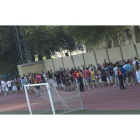 Polideportivo de Osuna (Sevilla), donde se están realizando los 'castings' de 'Juego de tronos'.