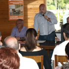 Carlos González, en la reunión celebrada en Vegaquemada.