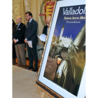 El alcalde de Valladolid, ayer, en la presentación del cartel.