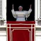 El Papa, ayer, durante la celebración eucarística