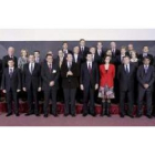 Los participantes en el consejo de ministros de Interior y Justicia de la Unión Europea.