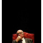El poeta Victoriano Crémer en un homenaje en el Auditorio el año de su centenario.