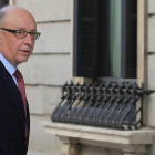 Cristobal Montoro llega al debate de Presupuestos.