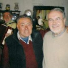 José Jiménez, Aleluya, con Pedro Solbes, ex ministro de Economía.
