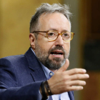 Juan Carlos Girauta durante una intervención en el pleno del Congreso de los Diputados. MARISCAL