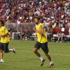 Pique en una sesión de entrenamiento en Washington.