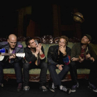 Imagen promocional de la banda británica Coldplay.