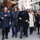 Recorrido de Rajoy por las calles de Valladolid.