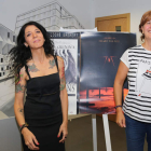 Divina Quinina y la concejala de Cultura, Margarita Torres, en la presentación de la exposición