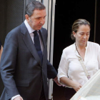 La ex consejera y mujer del fundador, Florencia Maté.