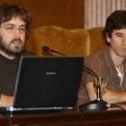 Los representantes de Veterinarios sin Fronteras, ayer en León