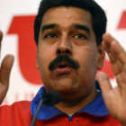 Nicolás Maduro, durante una rueda de prensa.