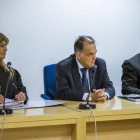 El presidente de la LFP, Javier Tebas durante la vista celebrada este miércoles en la Sala de lo Social de la Audiencia Nacional, Madrid.