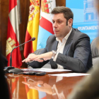 El concejal de Medio Rural, en la comparecencia de ayer. ANA F. BARREDO
