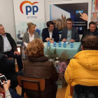 Reunión de trabajo celebrada por el PP en Astorga.