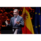 La importancia de los actos de celebración de los 130 años de la construcción de Botines se ve rubricada con la figura de Felipe VI en el comité de honor. EMILIO NARANJO