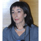 El director del Diario de León Fernando Aller, la profesoara de la ULE, Gema Cabezas, y el president