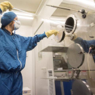 Uno de los laboratorios empleados para la elaboración y calibración de los microchips. MARTA PÉREZ