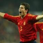 El ex bilbaíno Del Horno celebra el gol que consiguió con la selección española frente a Inglaterra
