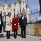Teresa Mata, María Josefa García Cirac,la ministra Ana Pastor y el alcalde de Astorga, Arsenio García