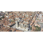 Vista aérea del centro de León